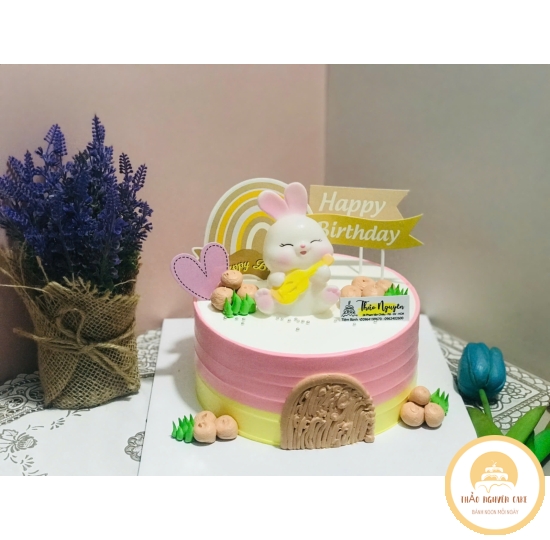 Bánh Kem Sữa Tươi Chú Thỏ | BKST61 Size 18  