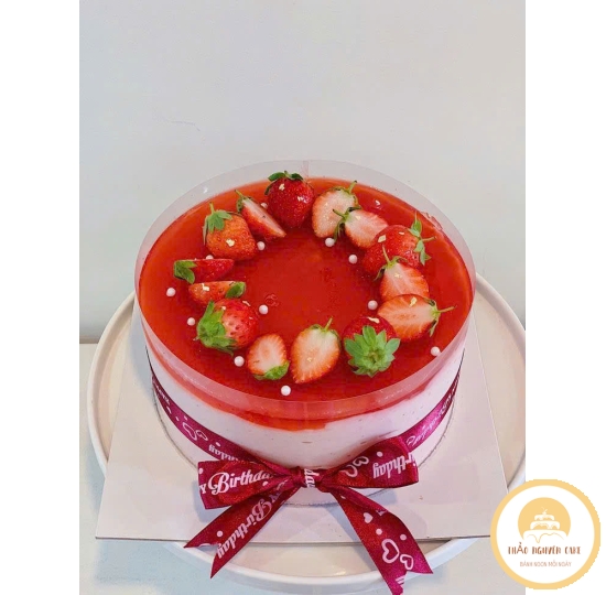 Bánh Mousse dâu tây 03